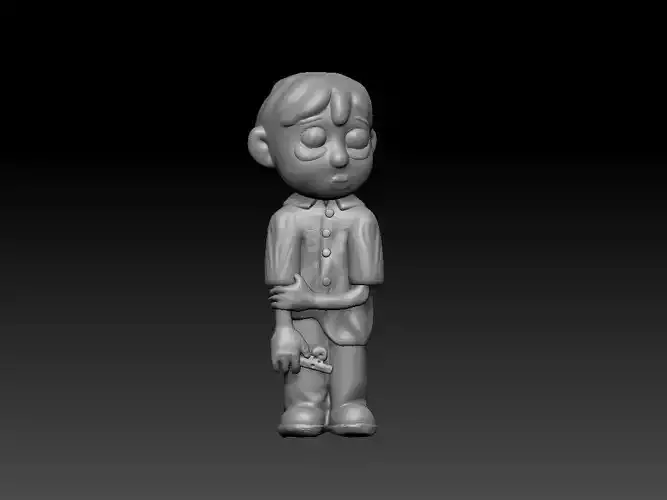 3d model cartoon boy