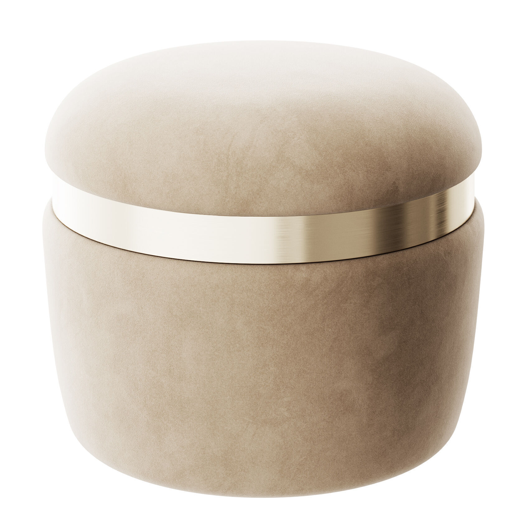 Arvil Pouf By Papell Design 3D model_5