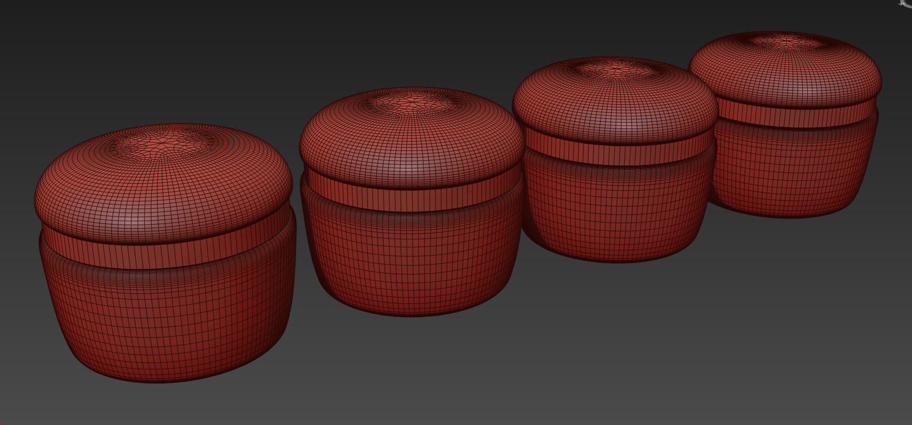 Arvil Pouf By Papell Design 3D model_9