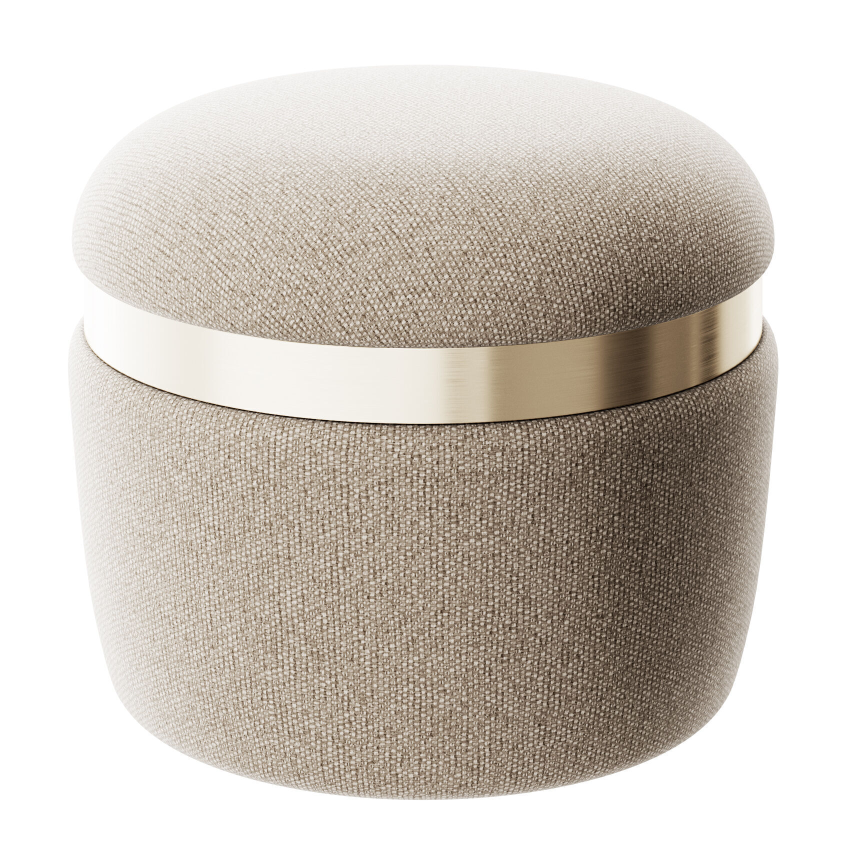 Arvil Pouf By Papell Design 3D model_2