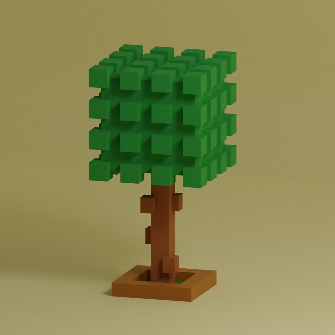 Low Poly Trees Collection - 25 trees pack 2 Low-poly 3D model_30