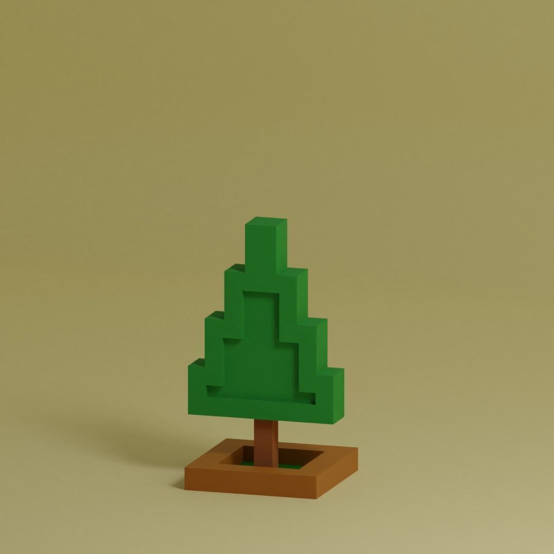 Low Poly Trees Collection - 25 trees pack 2 Low-poly 3D model_7