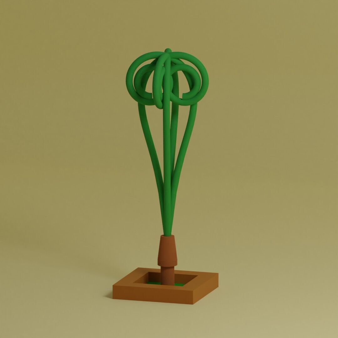 Low Poly Trees Collection - 25 trees pack 2 Low-poly 3D model_25