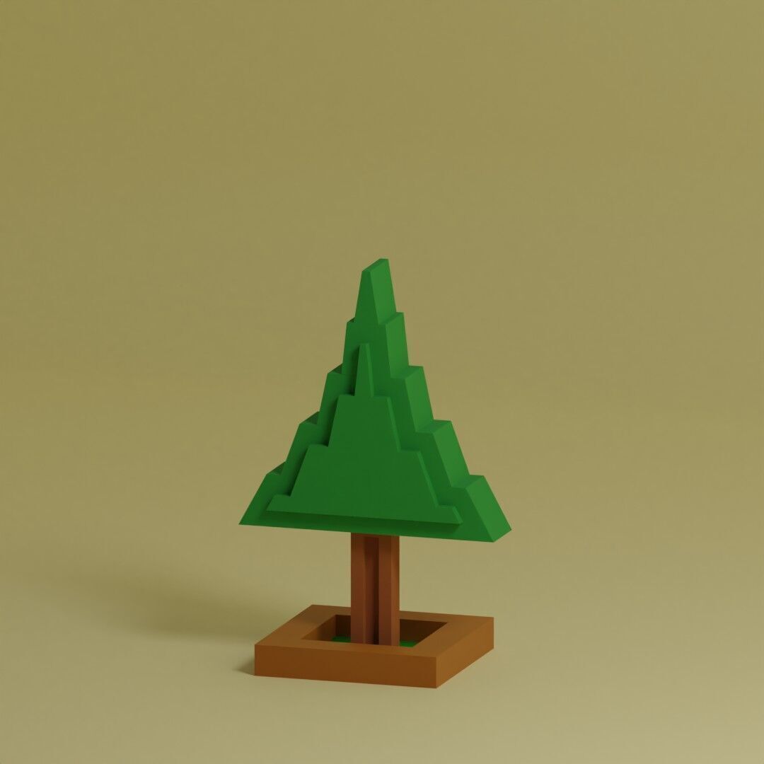 Low Poly Trees Collection - 25 trees pack 2 Low-poly 3D model_8