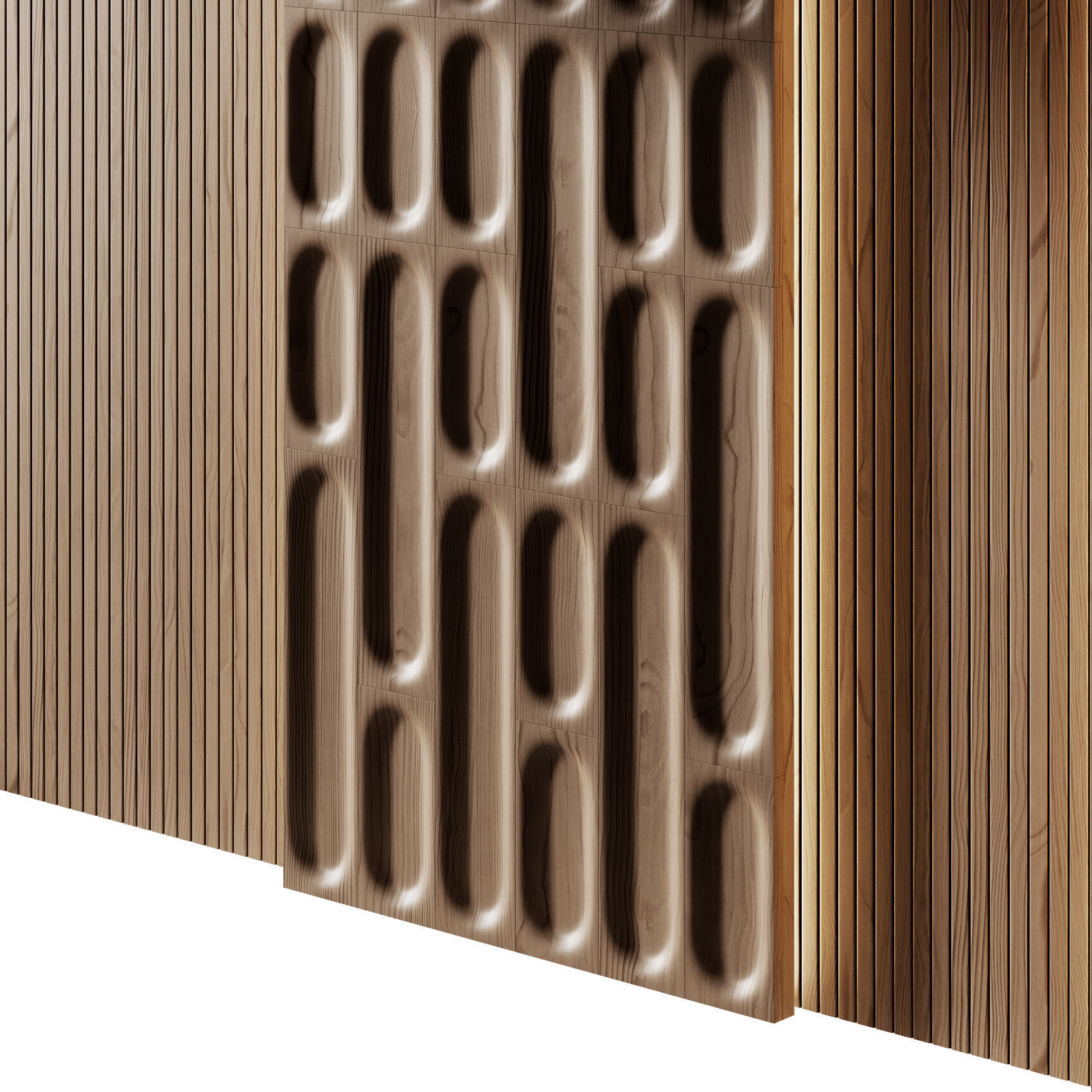 Decorative V27 Wall Panels 3D model_2