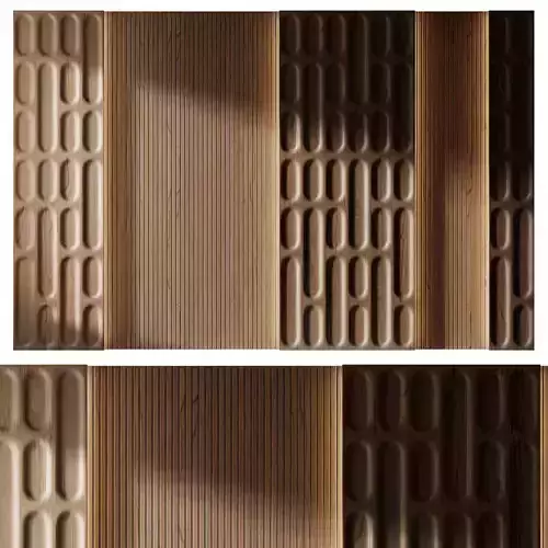 Decorative V27 Wall Panels 3D model