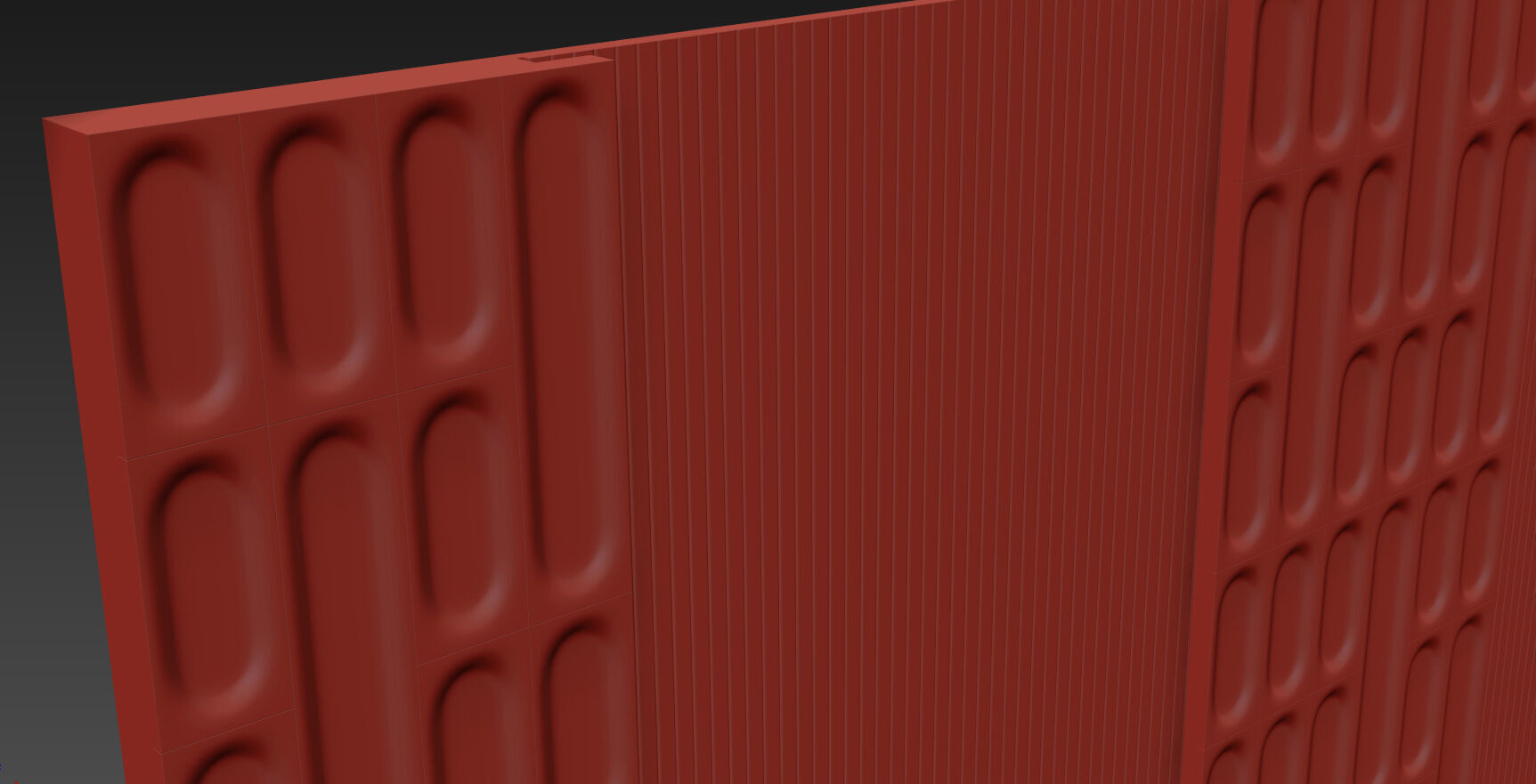 Decorative V27 Wall Panels 3D model_8