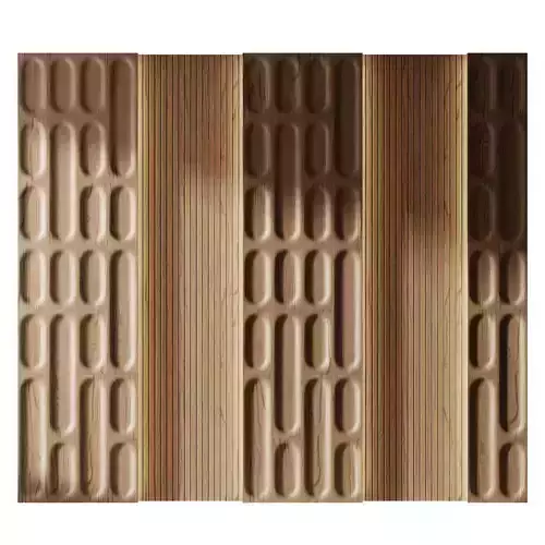 Decorative V28 Wall Panels 3D model