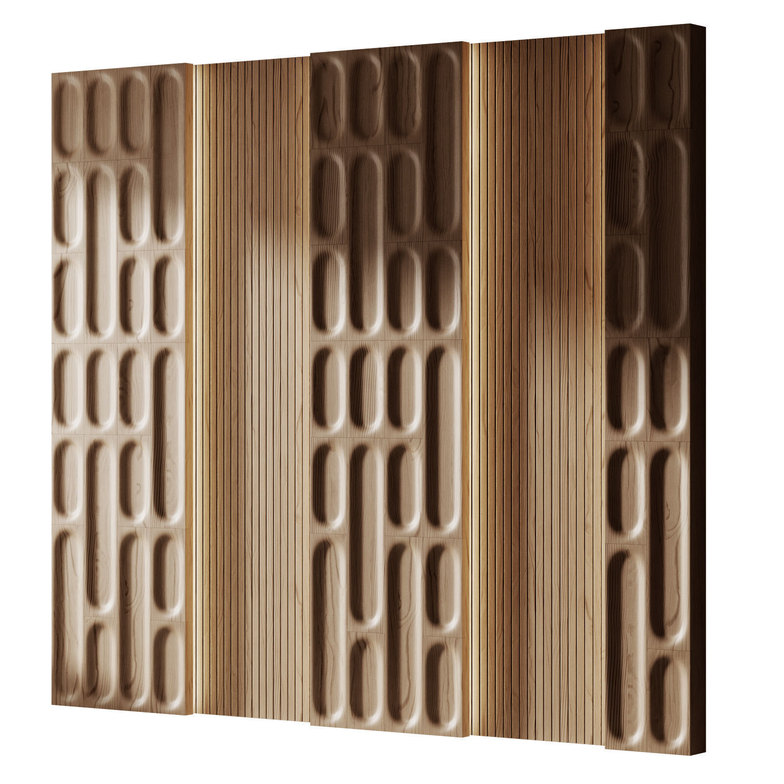 Decorative V28 Wall Panels 3D model_1