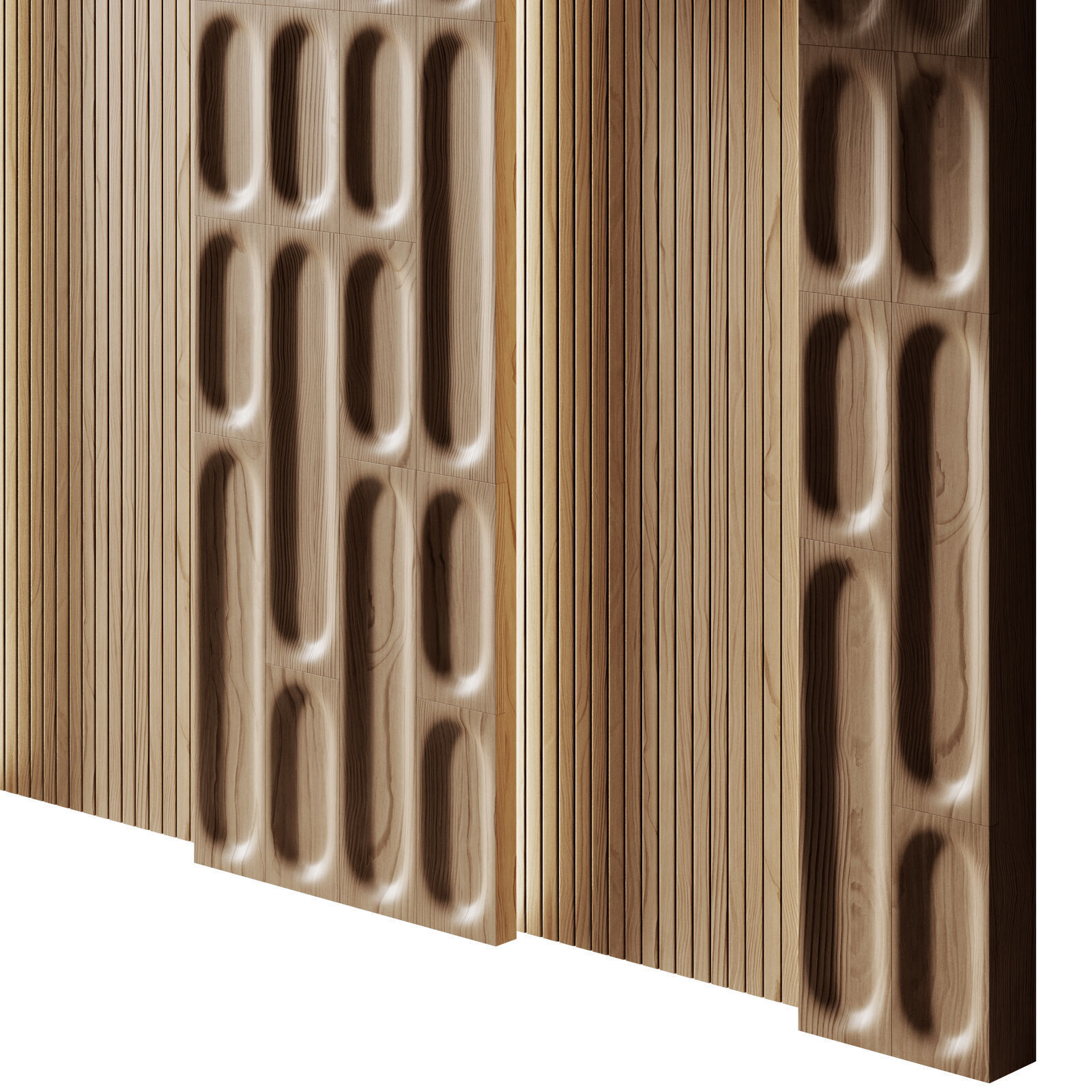 Decorative V28 Wall Panels 3D model_2