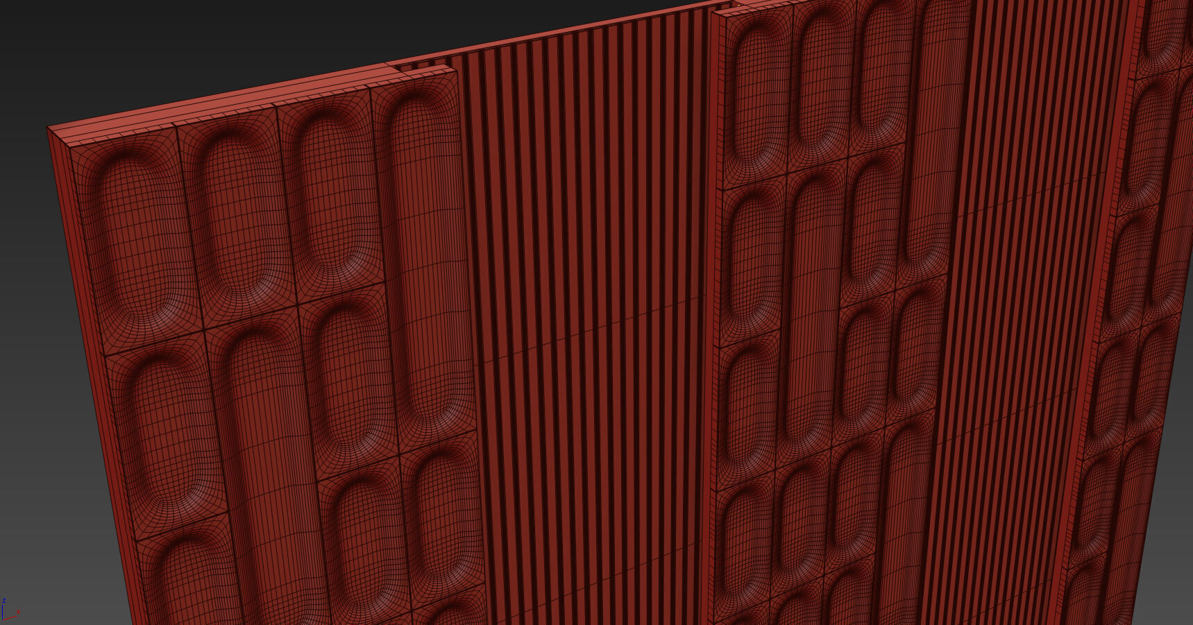 Decorative V28 Wall Panels 3D model_9