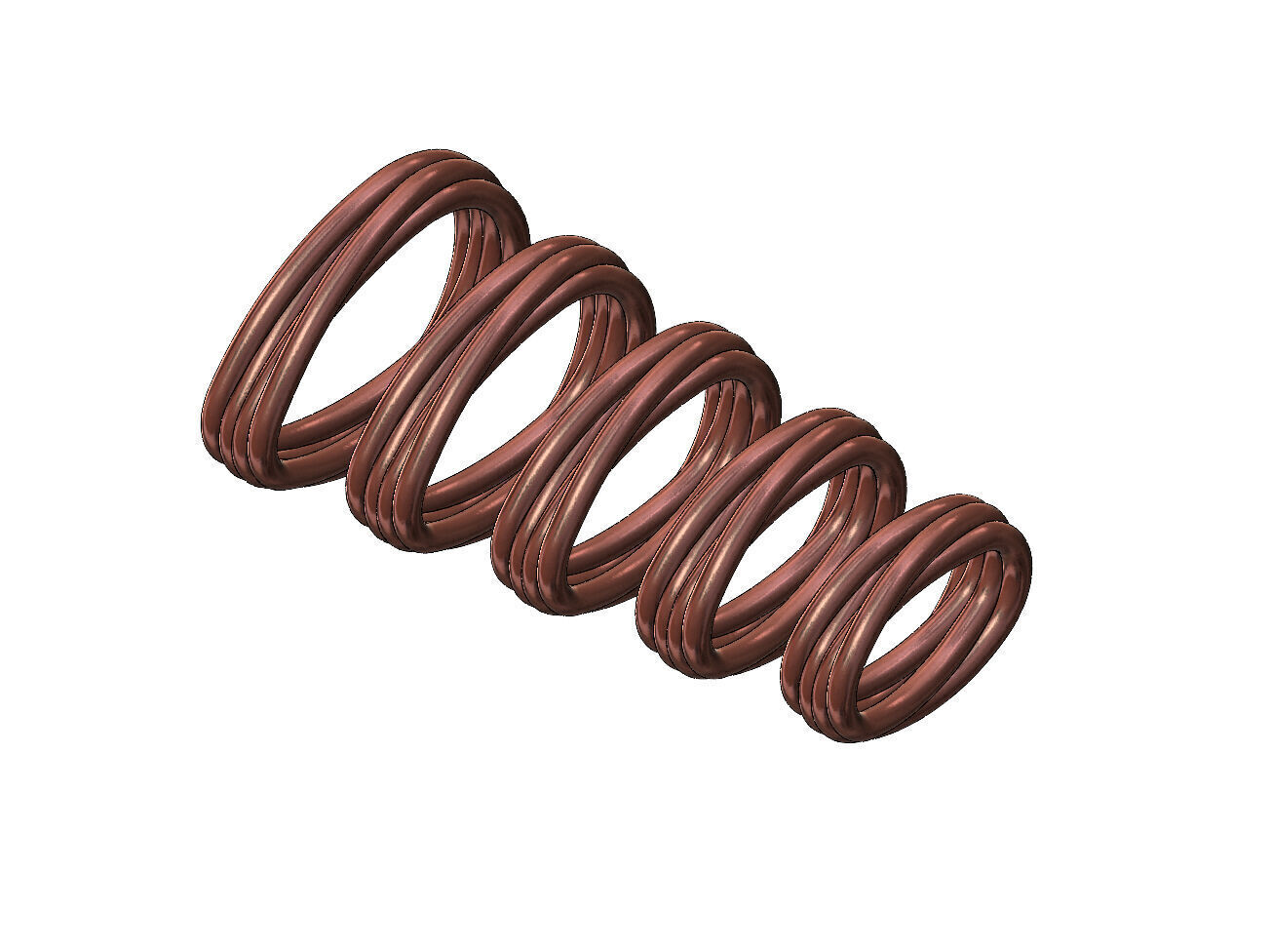 Mirrored braided wire simple twisted bail with loop 3D print model_8