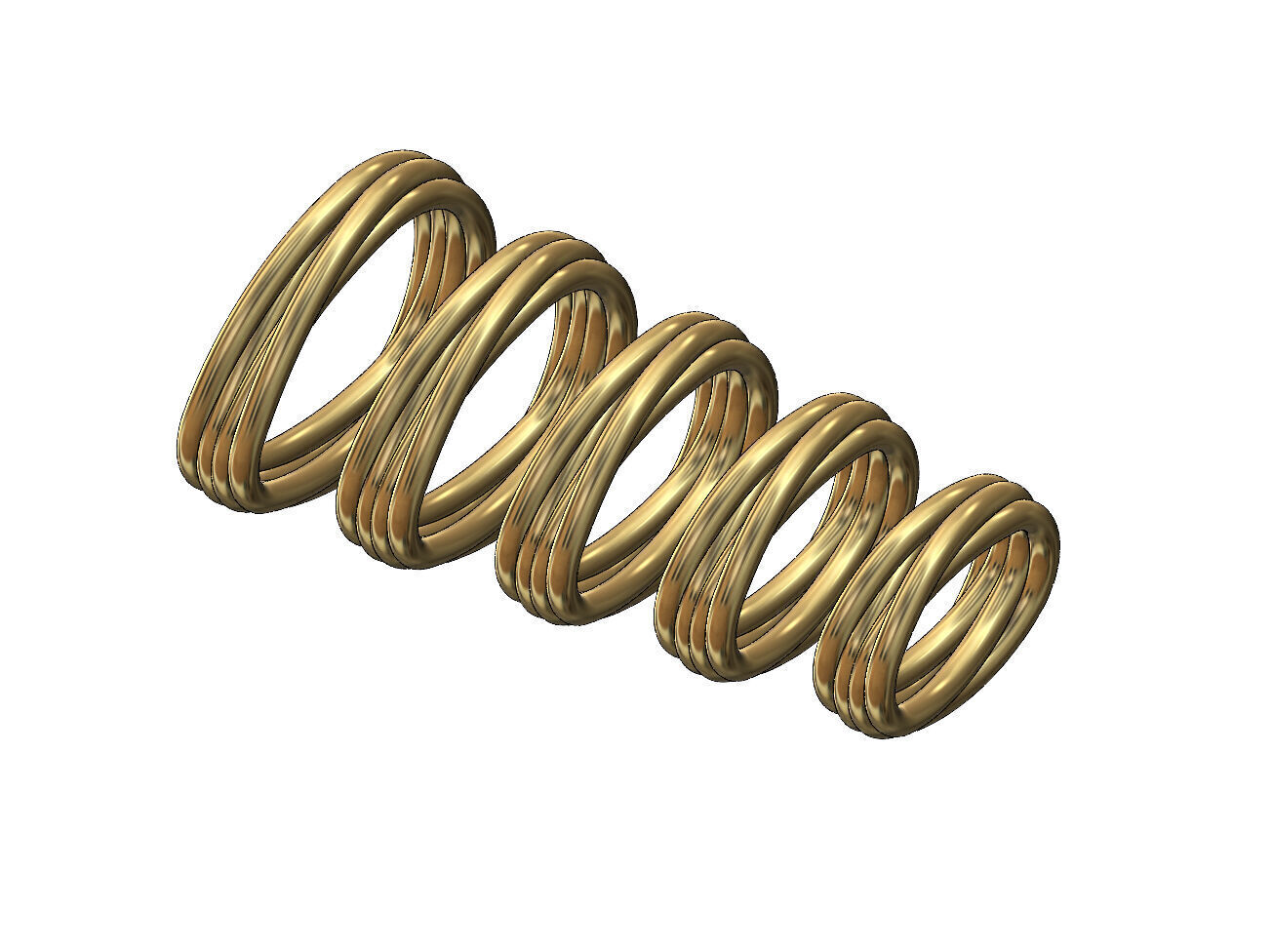 Mirrored braided wire simple twisted bail with loop 3D print model_2