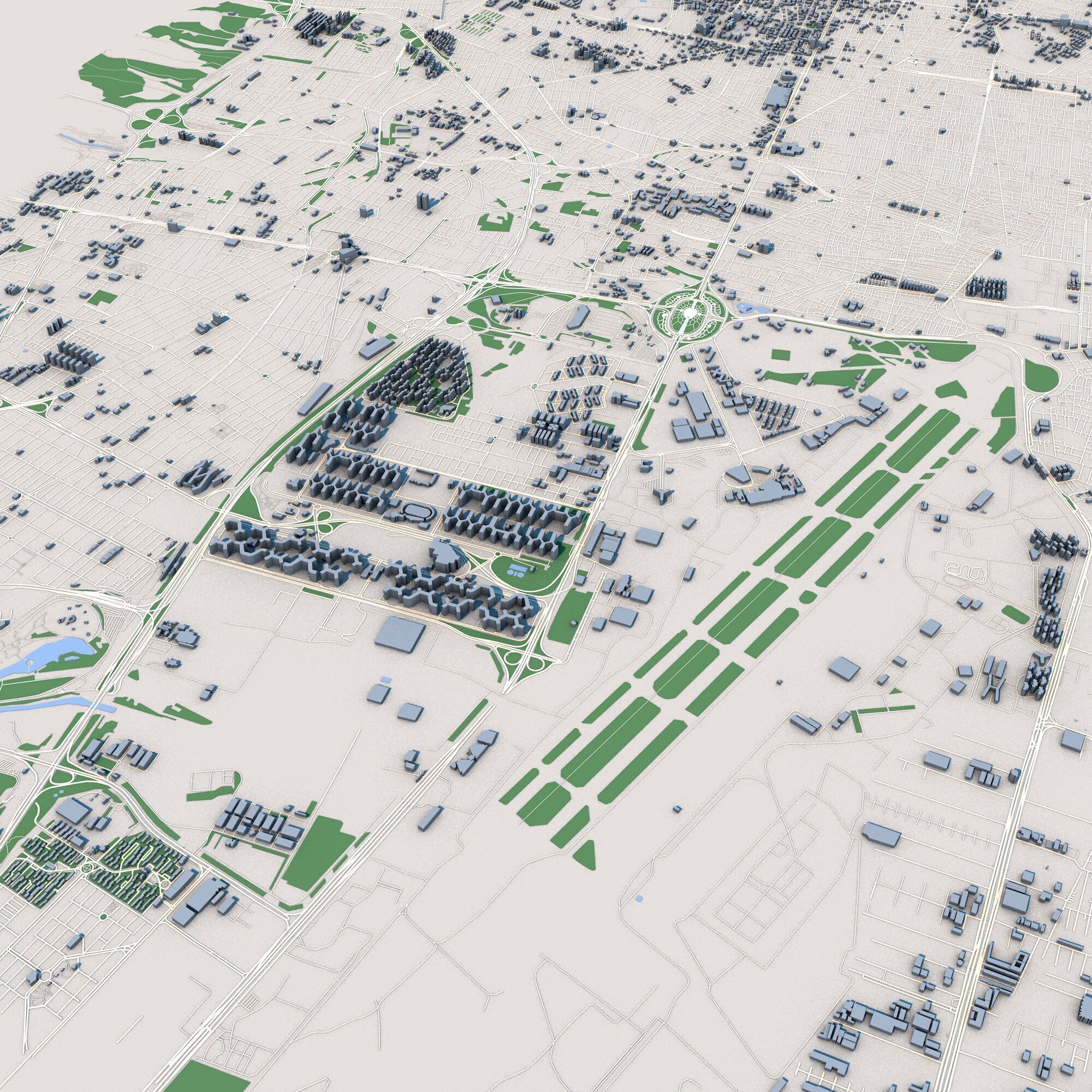 Tehran City Iran 3D model_5