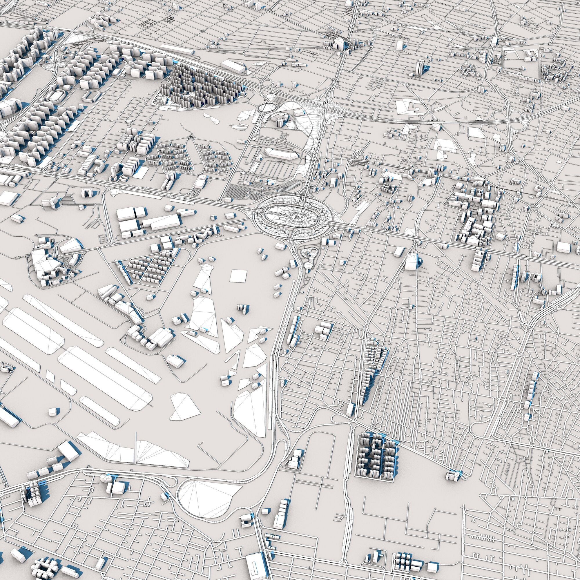 Tehran City Iran 3D model_12