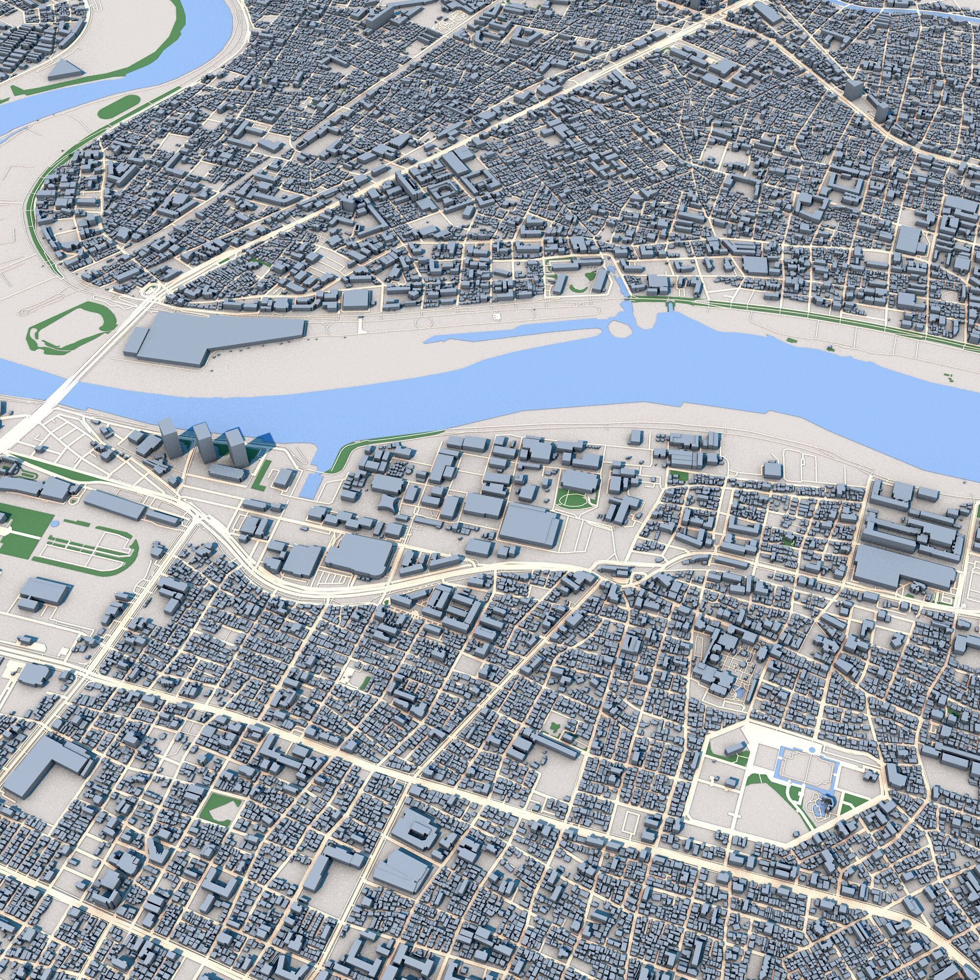 2 Tokyo City Japan 3D model_4