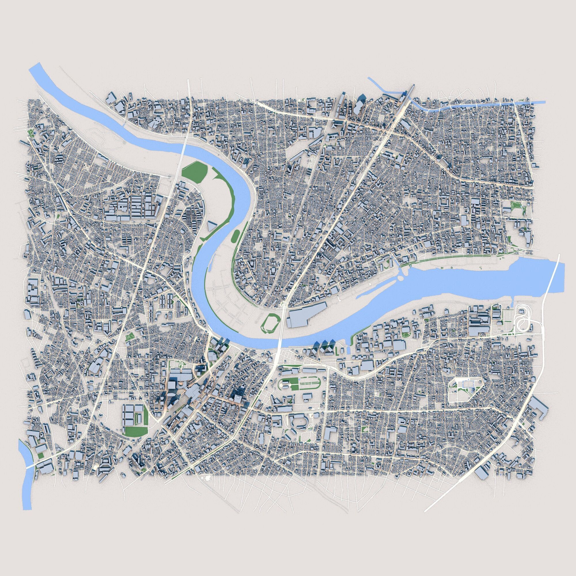 2 Tokyo City Japan 3D model_1