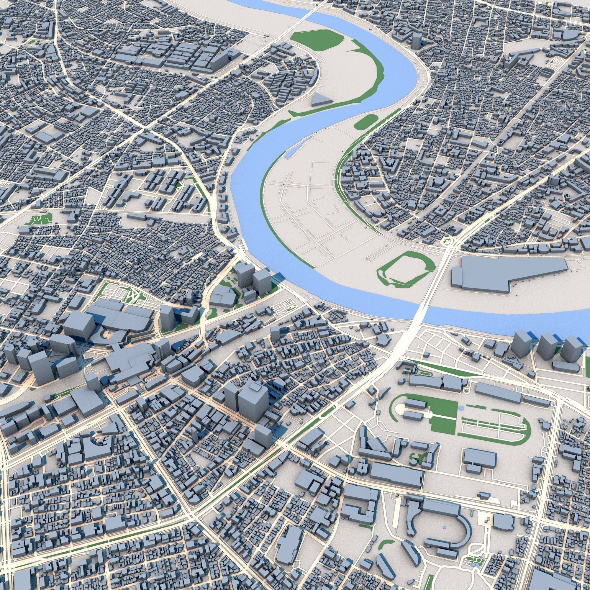 2 Tokyo City Japan 3D model_3