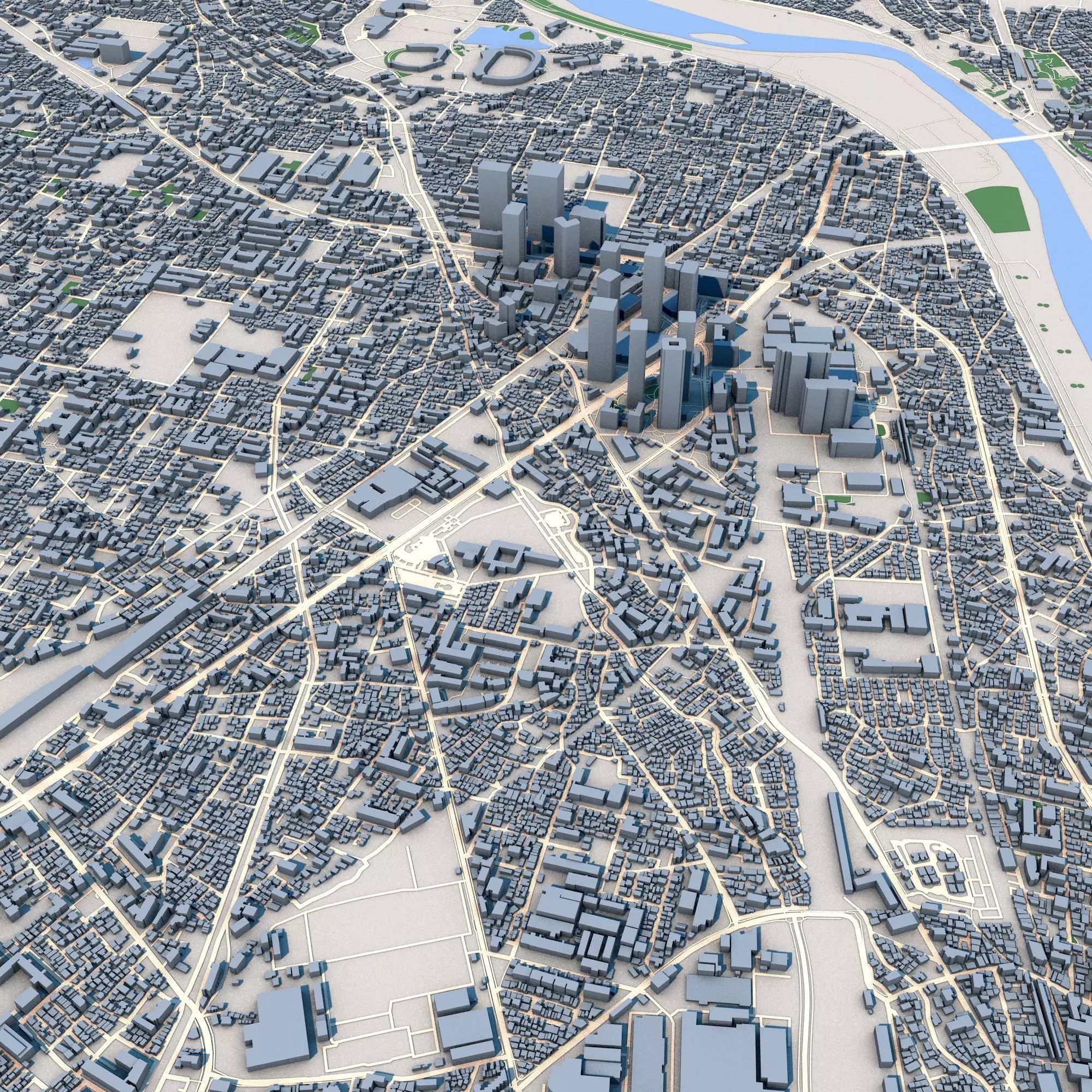 3 Tokyo City Japan  3D model_0