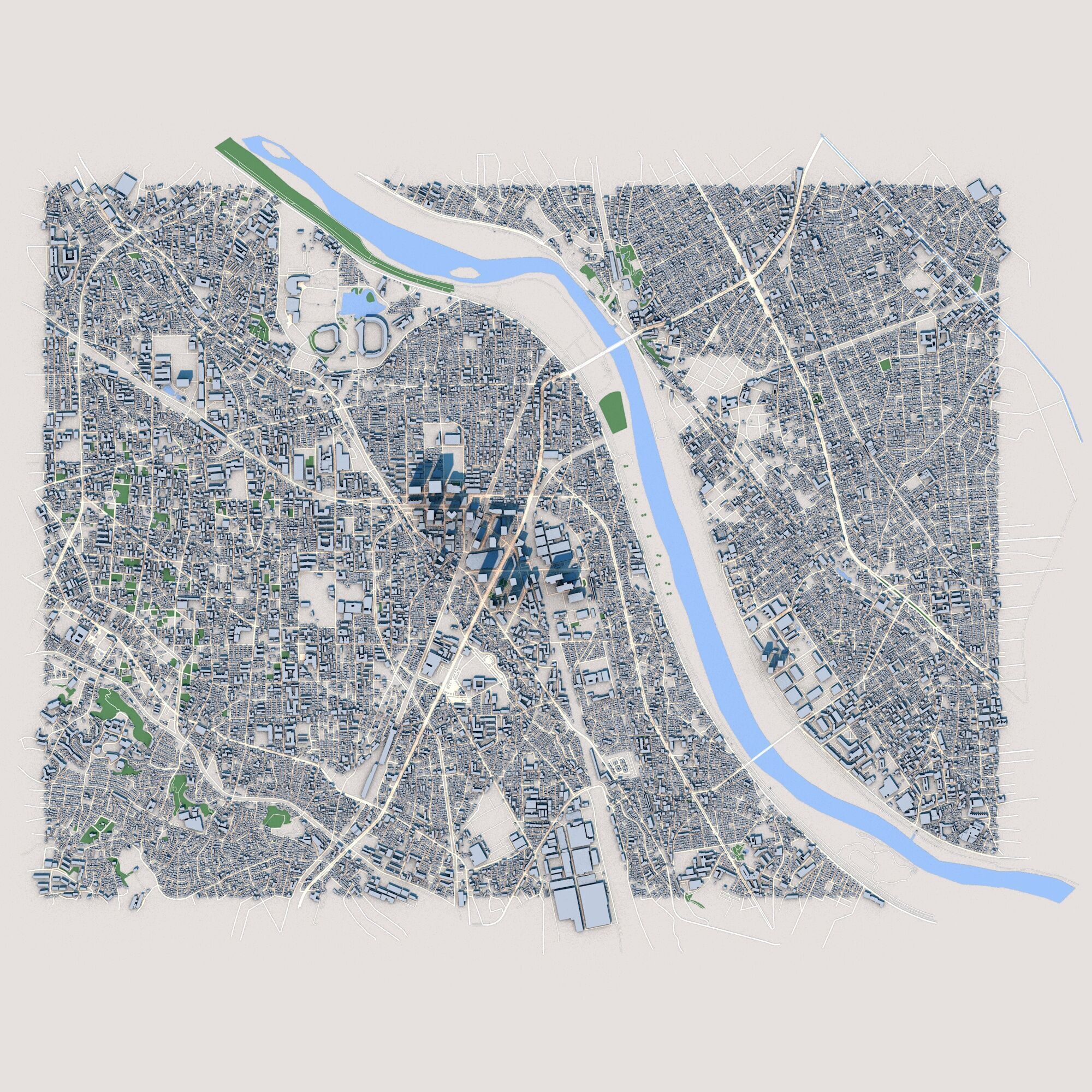 3 Tokyo City Japan  3D model_2