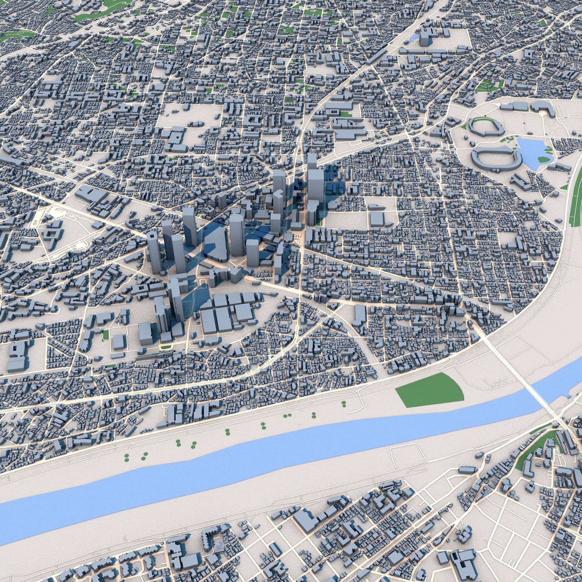 3 Tokyo City Japan  3D model_6