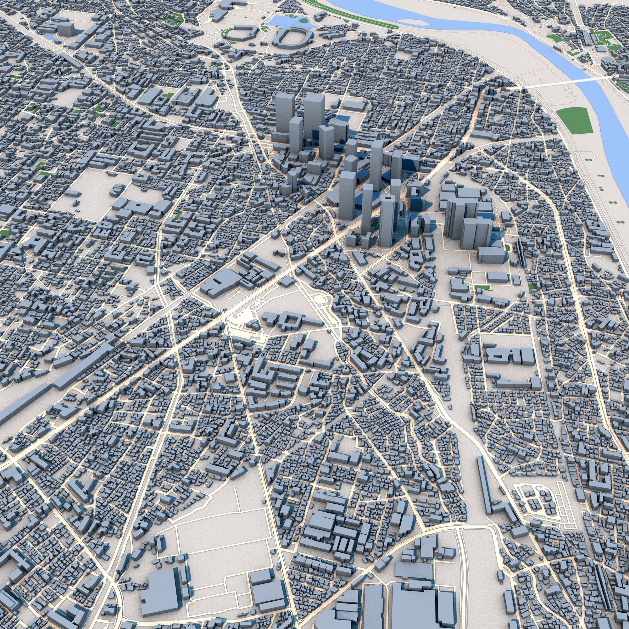 3 Tokyo City Japan  3D model_1