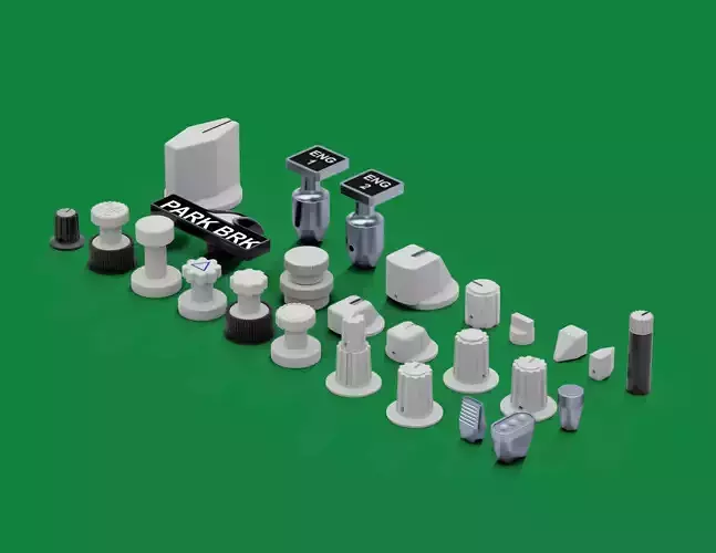 Airbus Knob 3D print model