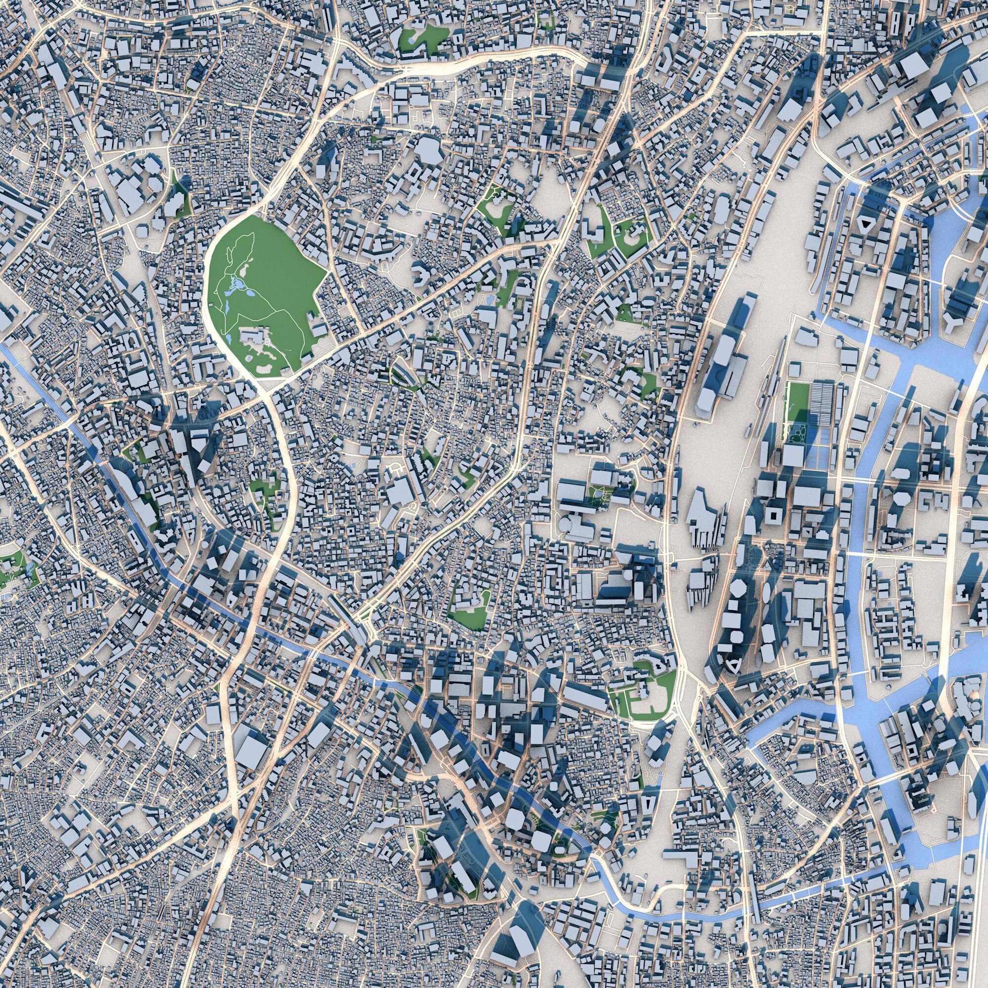 4 Tokyo City Japan  3D model_2