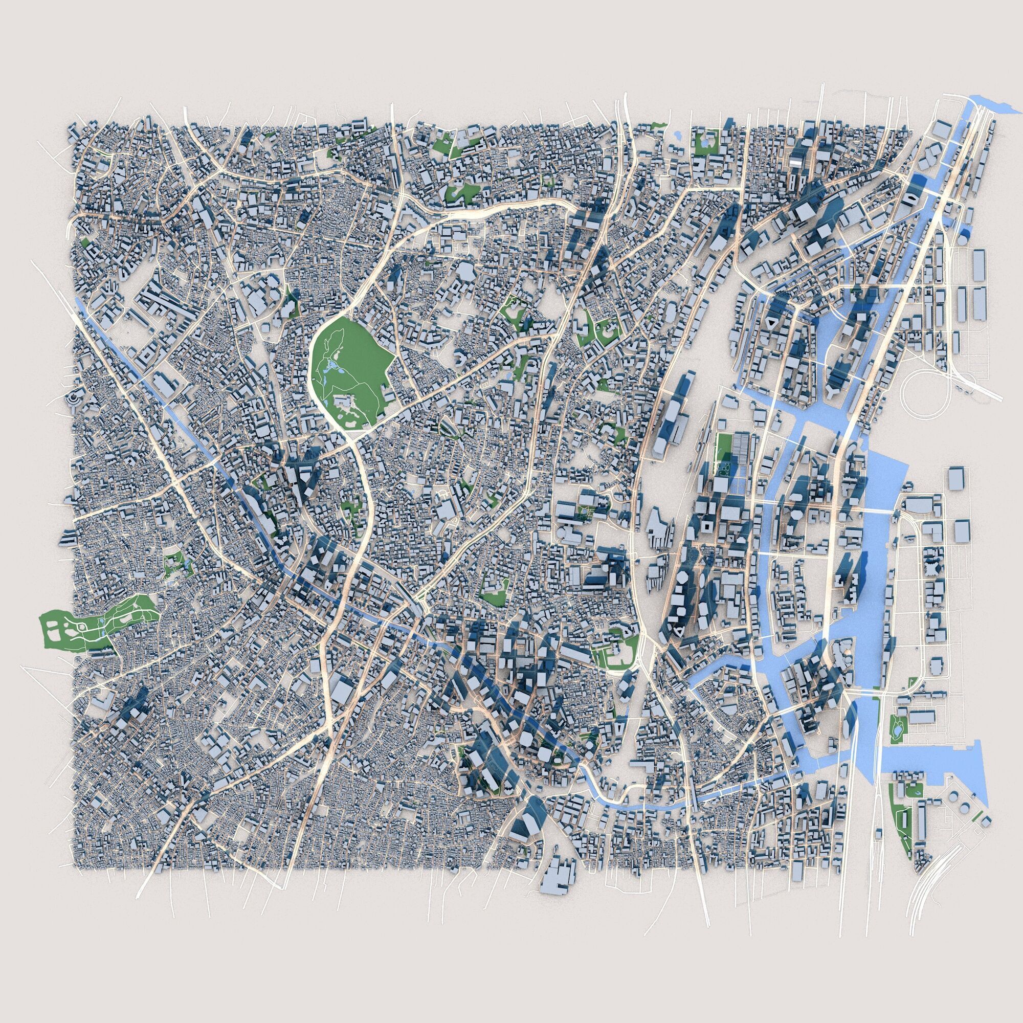 4 Tokyo City Japan  3D model_1