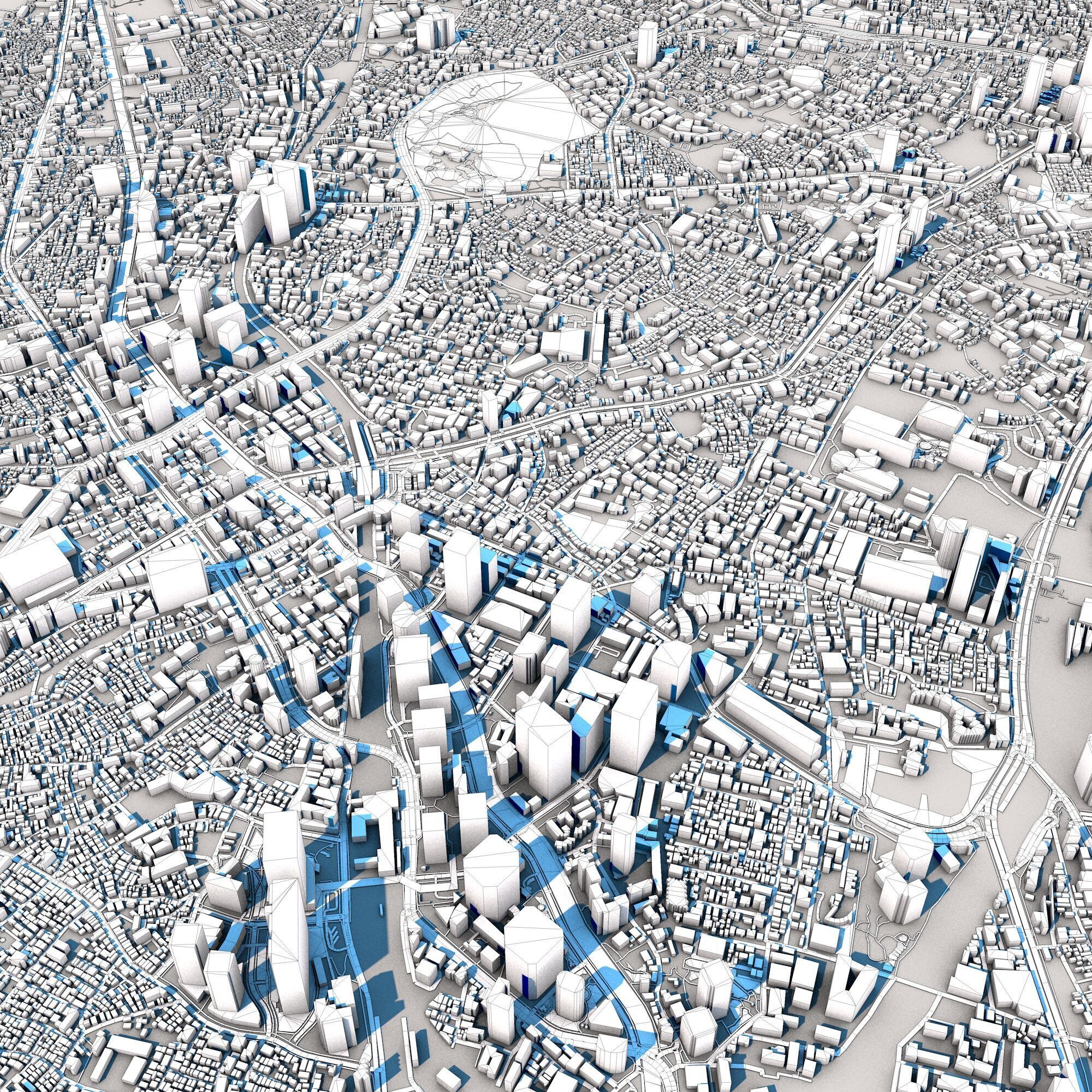 4 Tokyo City Japan  3D model_11