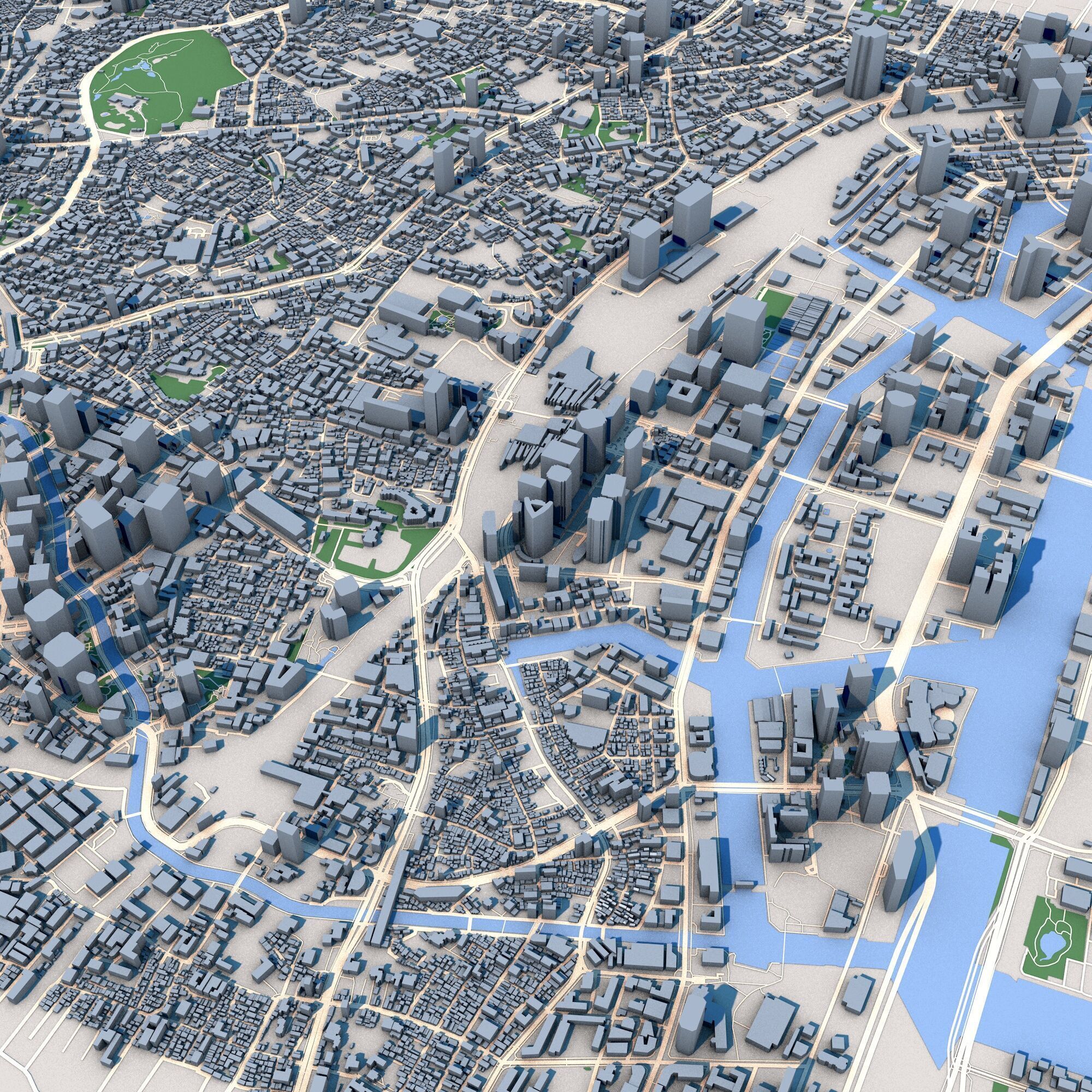 4 Tokyo City Japan  3D model_4