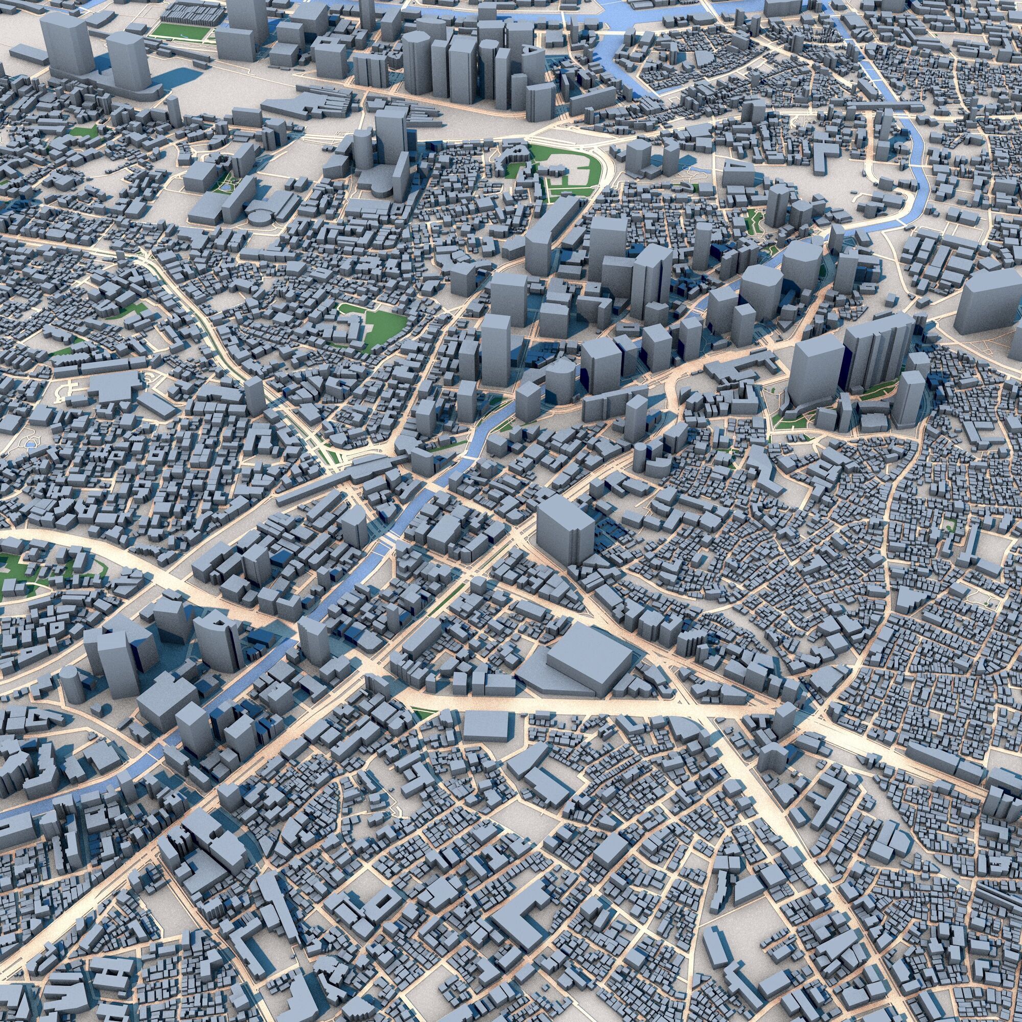 4 Tokyo City Japan  3D model_10