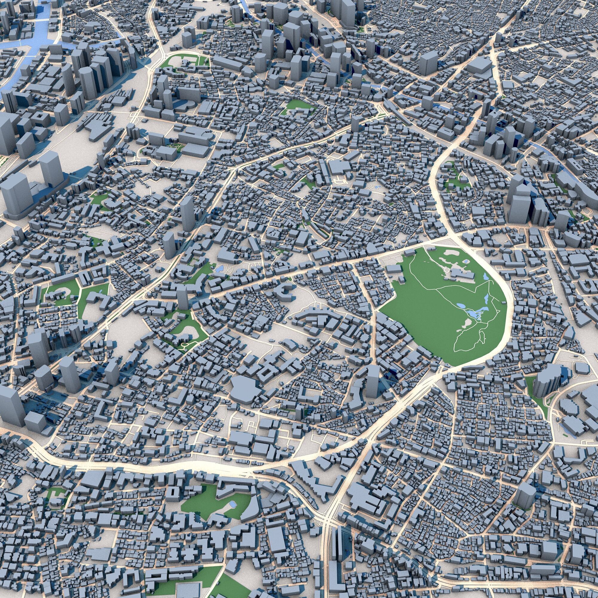 4 Tokyo City Japan  3D model_7