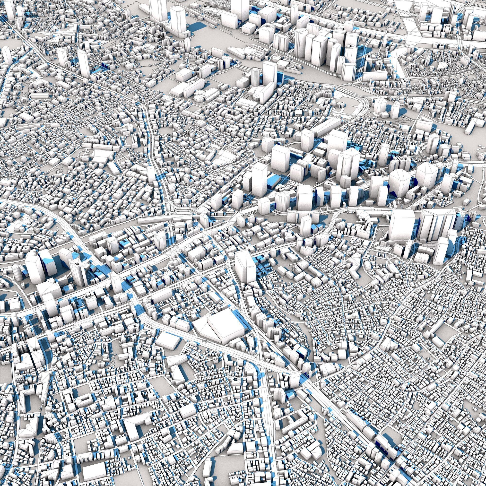 4 Tokyo City Japan  3D model_12