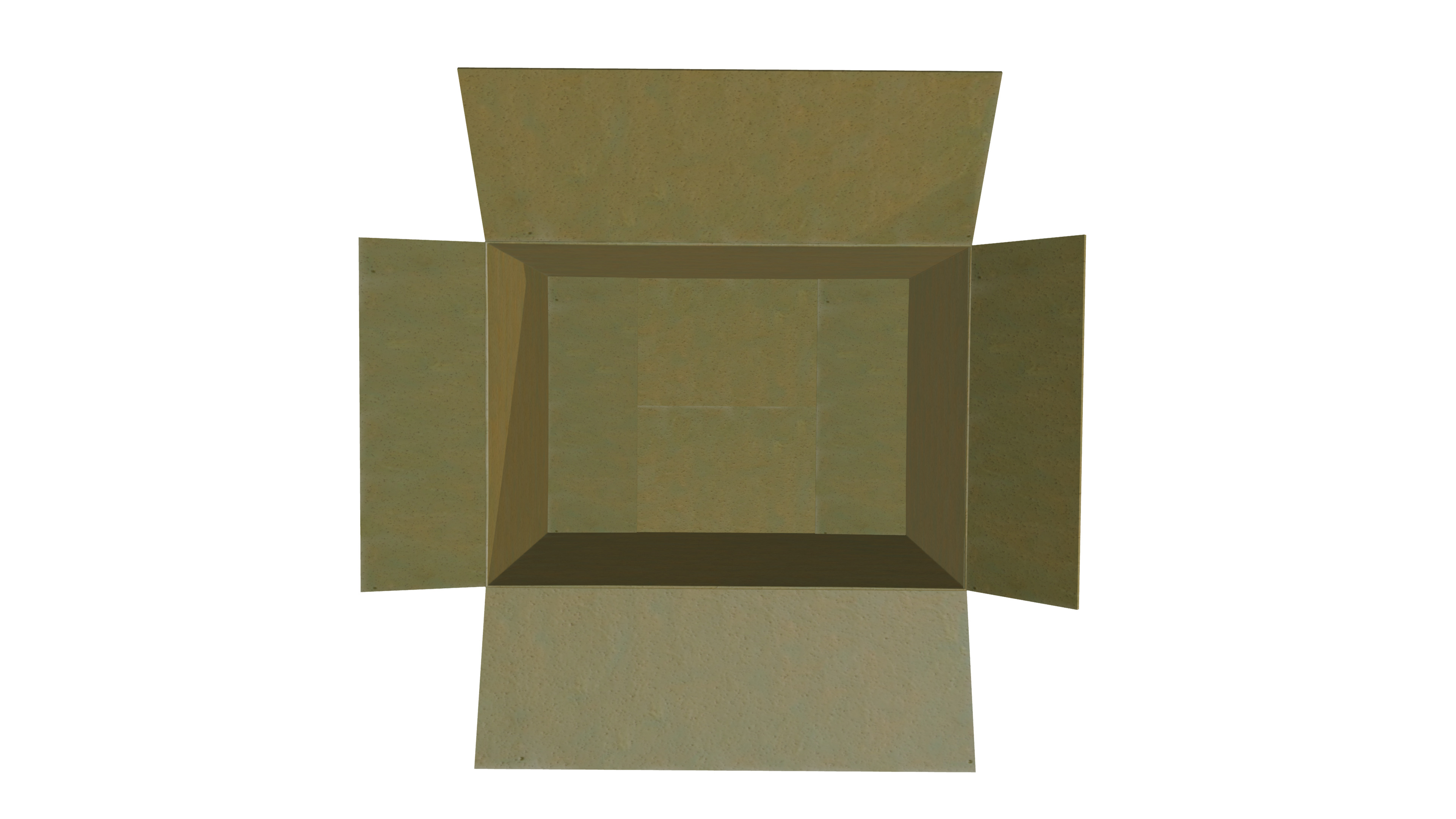 Box With Icon Low-poly 3D model_4
