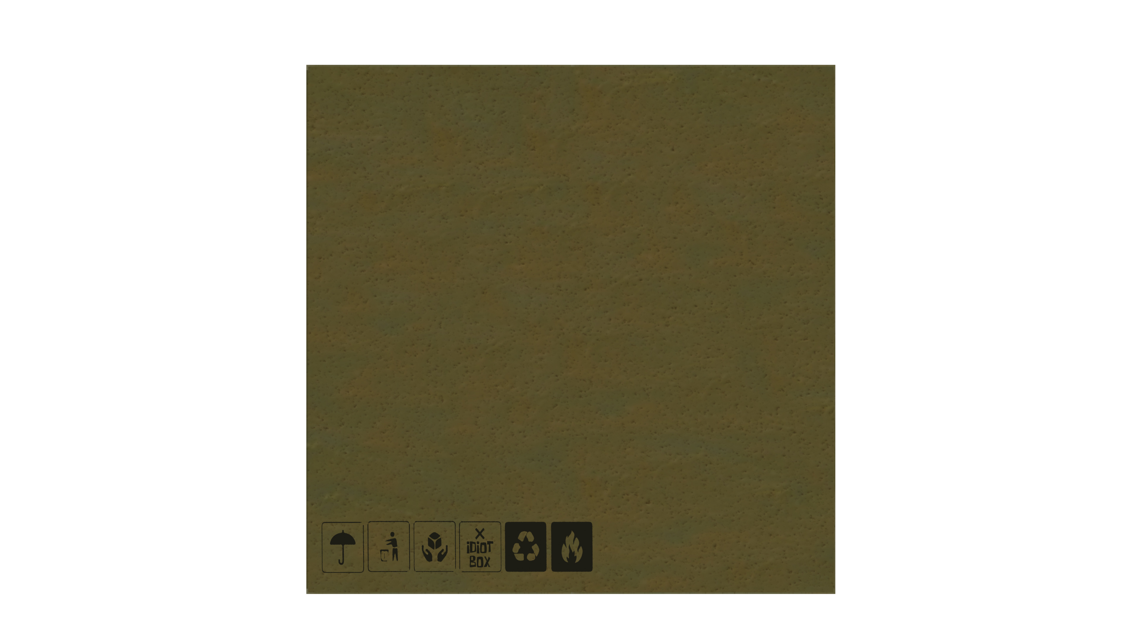 Box With Icon Low-poly 3D model_9