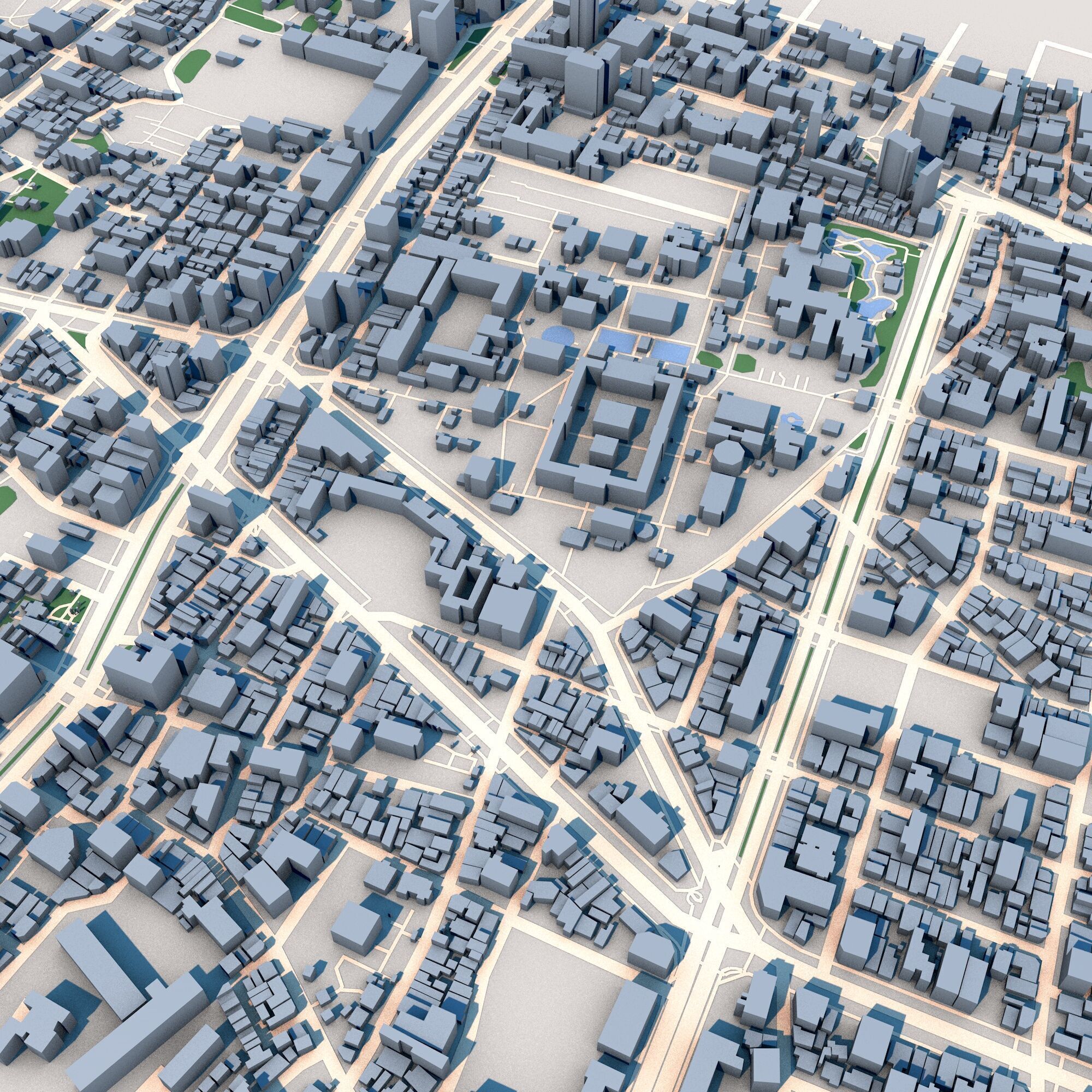 Shitennoji Temple Osaka Japan 3D model_4