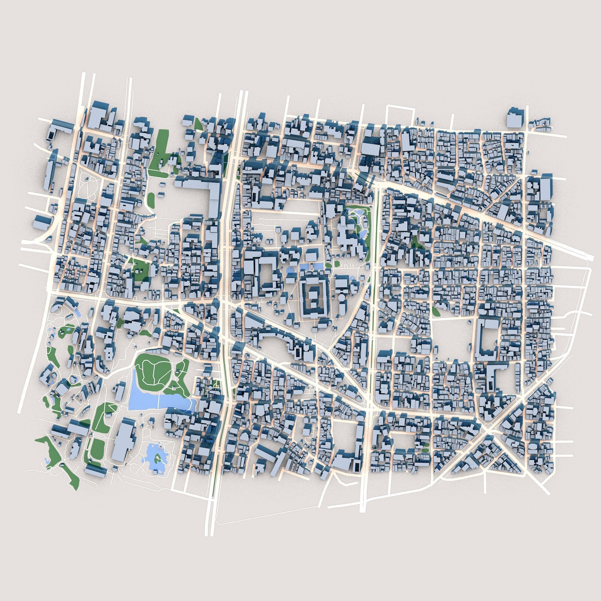 Shitennoji Temple Osaka Japan 3D model_1