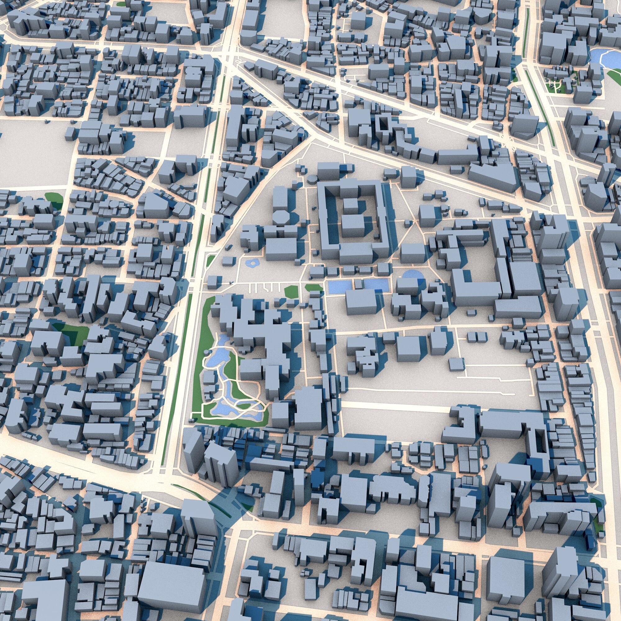 Shitennoji Temple Osaka Japan 3D model_8