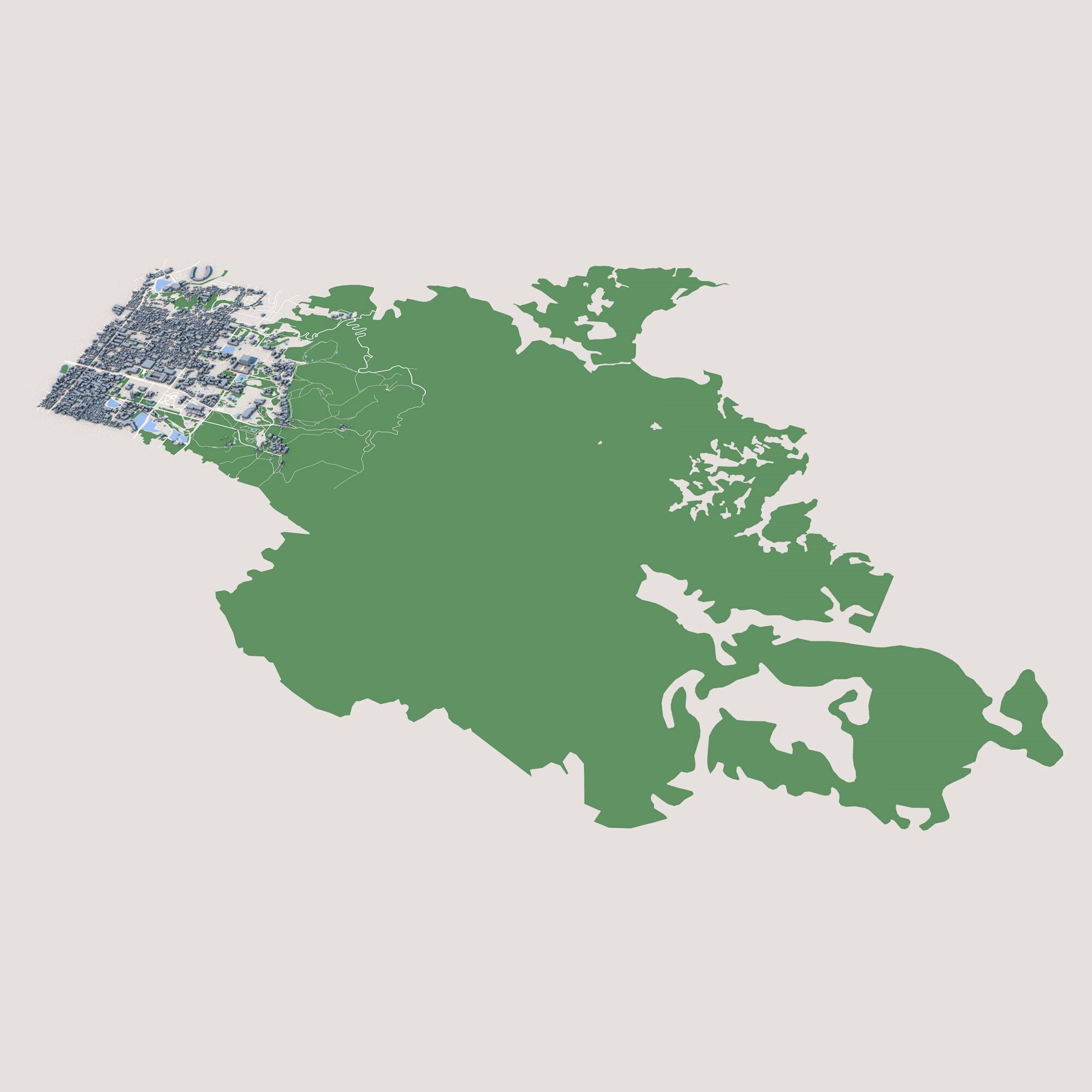 Todai-ji Buddhist temple in Nara Japan 3D model_4