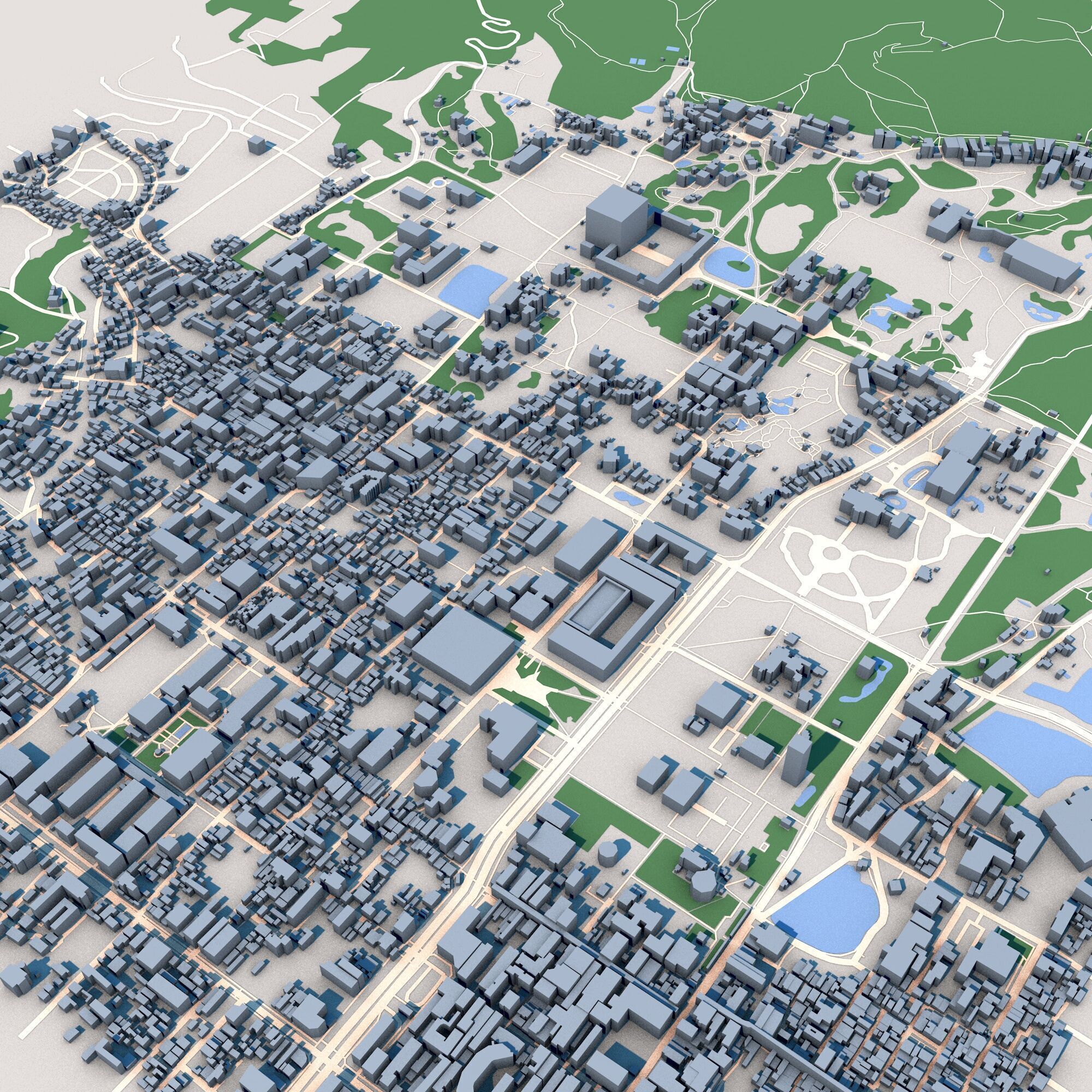 Todai-ji Buddhist temple in Nara Japan 3D model_6