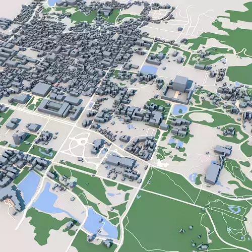 Todai-ji Buddhist temple in Nara Japan 3D model