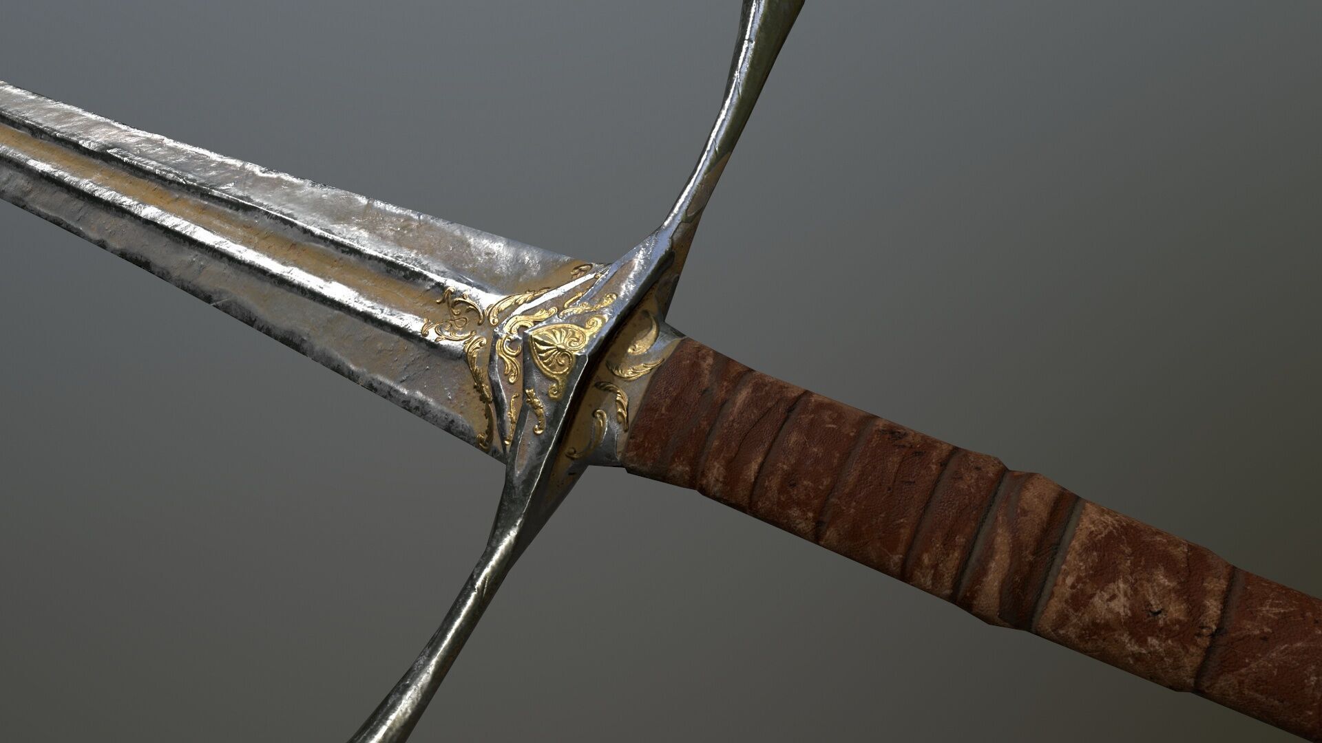 Ruin set Low-poly 3D model_10