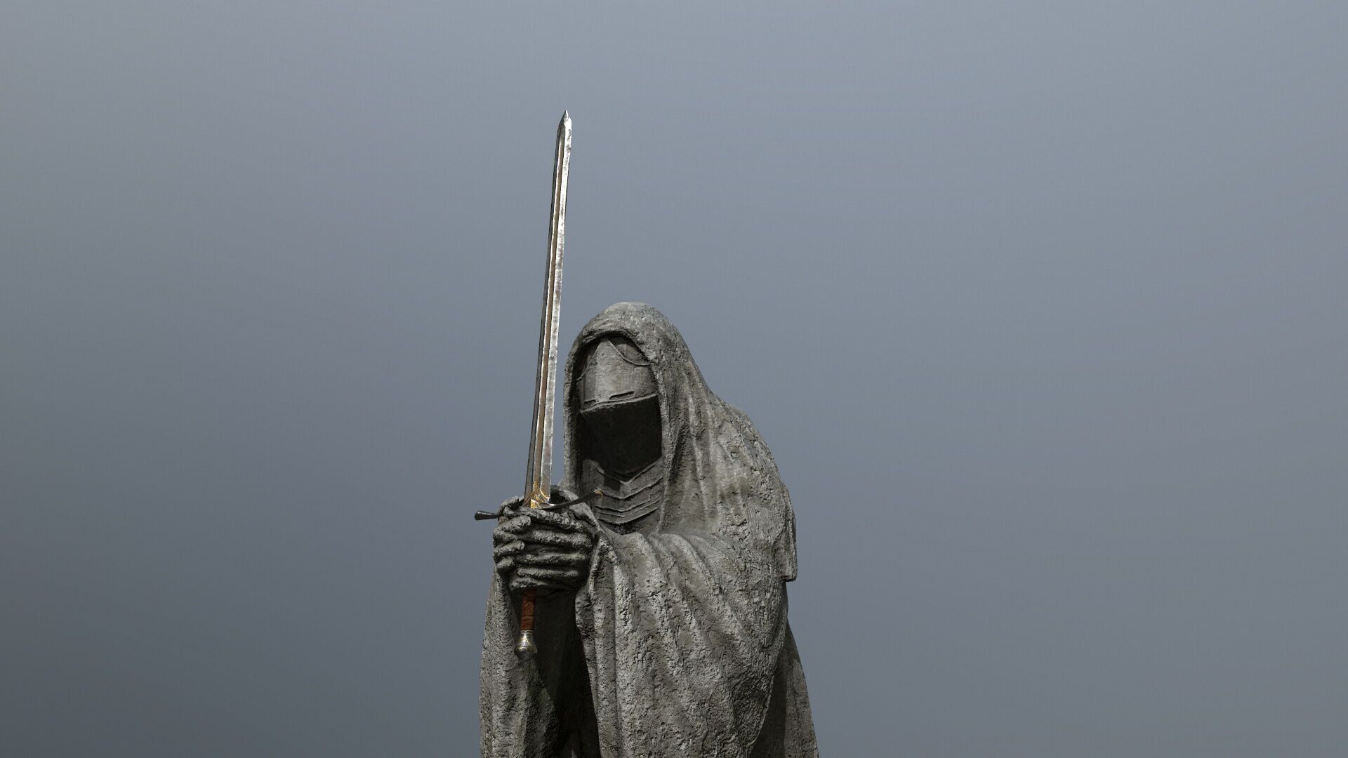 Ruin set Low-poly 3D model_6