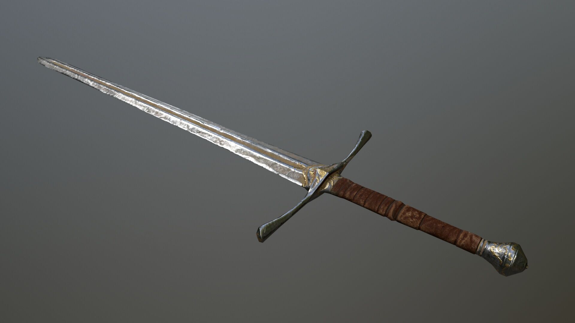 Ruin set Low-poly 3D model_8