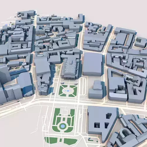 Bolshoi Theatre Moscow Russia 3D model