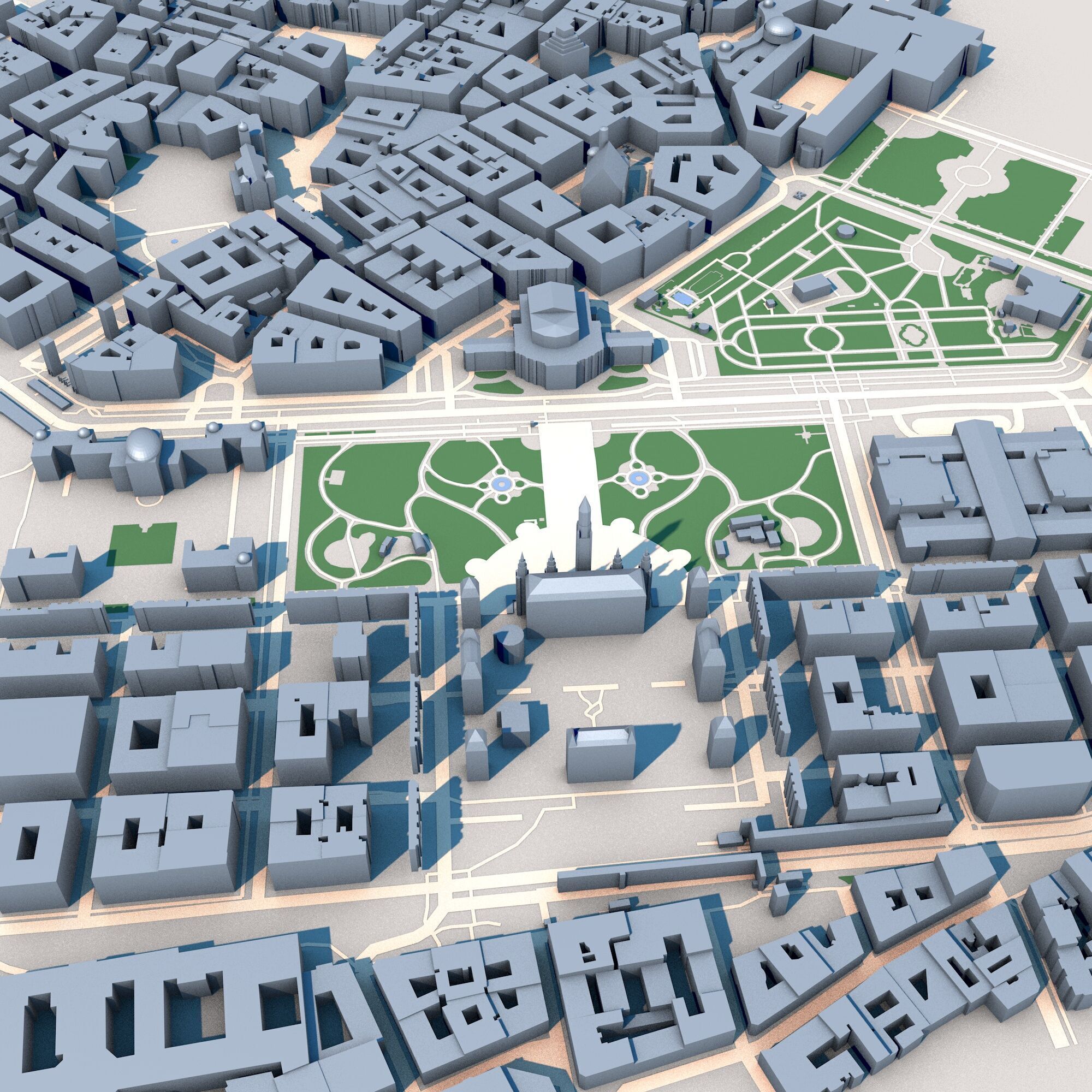 Burgtheater Vienna Austria 3D model_6