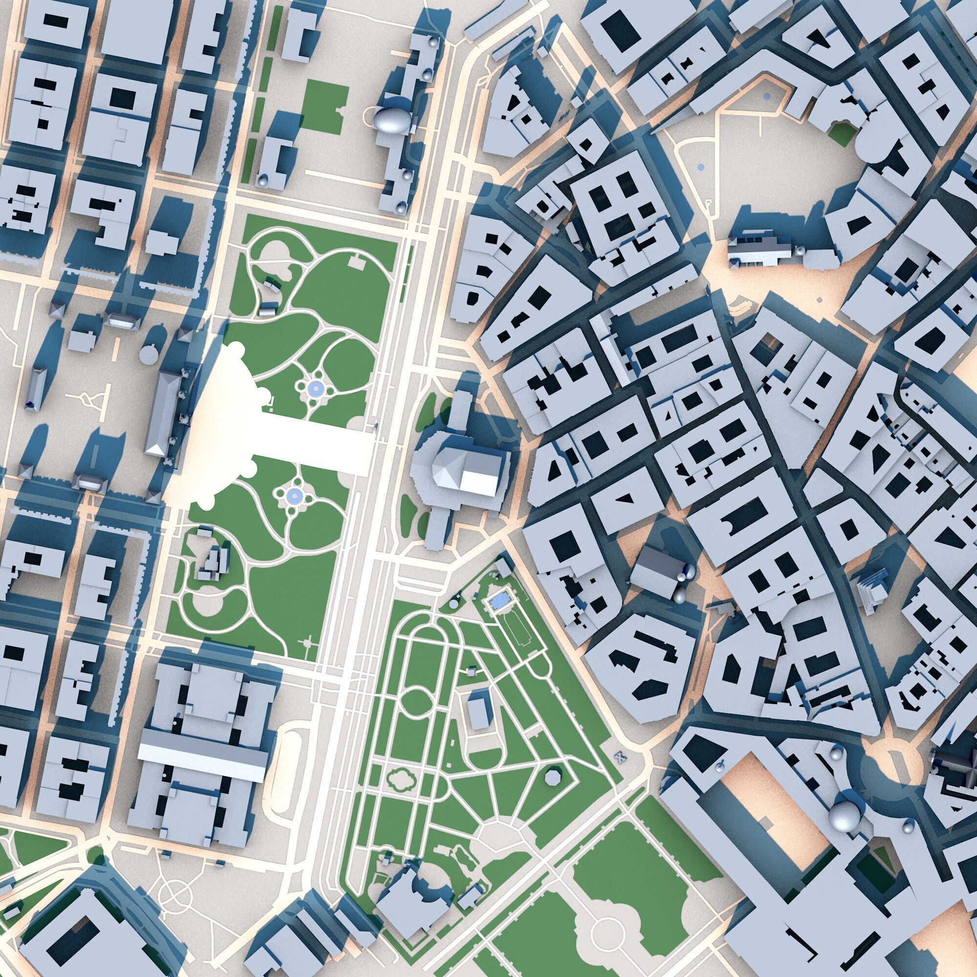 Burgtheater Vienna Austria 3D model_2