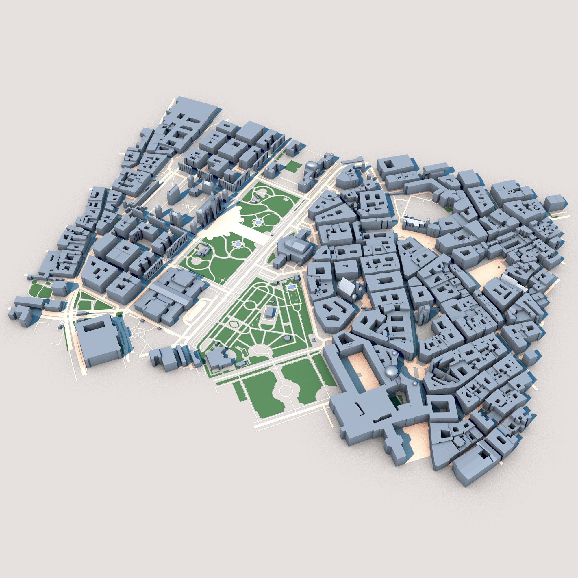 Burgtheater Vienna Austria 3D model_3