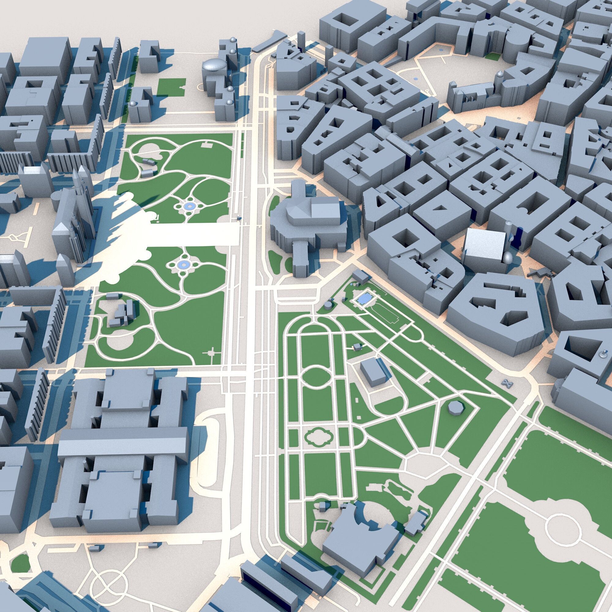 Burgtheater Vienna Austria 3D model_4